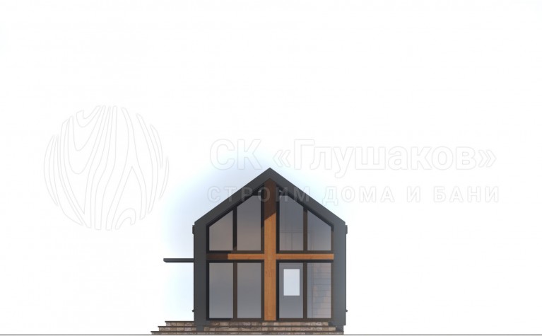 Дачный домик в стиле барнхаус 5х9 фото 4